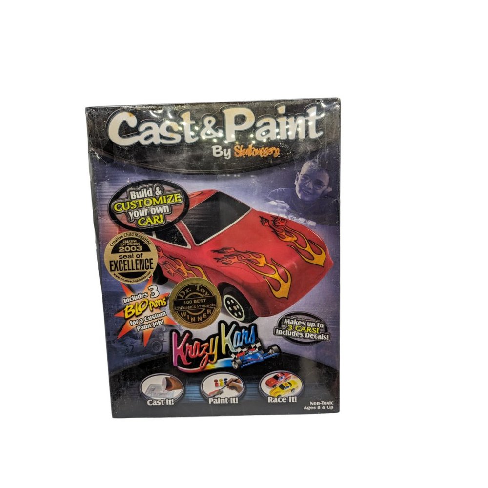 Krazy Kars Cast and Paint Custom Racers Model Kit Brand New Sealed - Picture 3 of 8